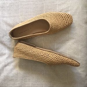 Zara Raffia Summer Flats 😎